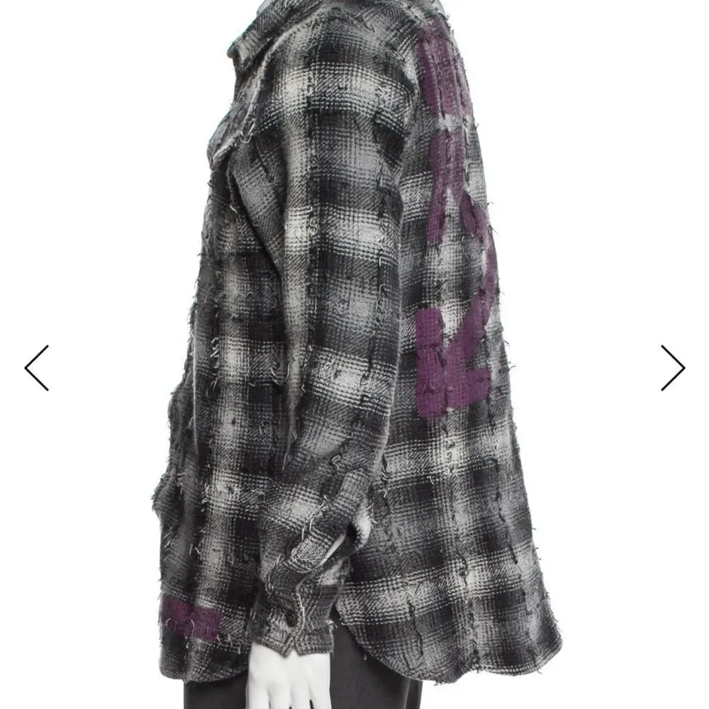 Off-White 2018 Flannel Trucker Jacket - Picture 3 of 5